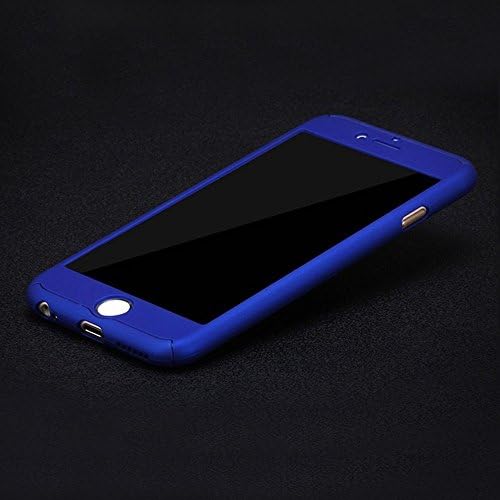 AccWorld Royal Blue 360 Degree Ipaky Full Body Protection Case for iPhone 6/6s (Includes Front & Back Cover & Screen Tempered Glass)