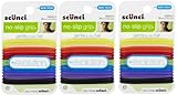 Scunci No-slip Grip Evolution Bright Jelly Ponytailers, 42-Count, Colors may vary