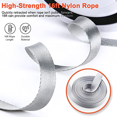 Upgraded Retractable Dog Leash, Heavy Duty Pet Walking Leash with Anti-Slip Handle, 16ft Strong Nylon Tape for Medium… - Image 3