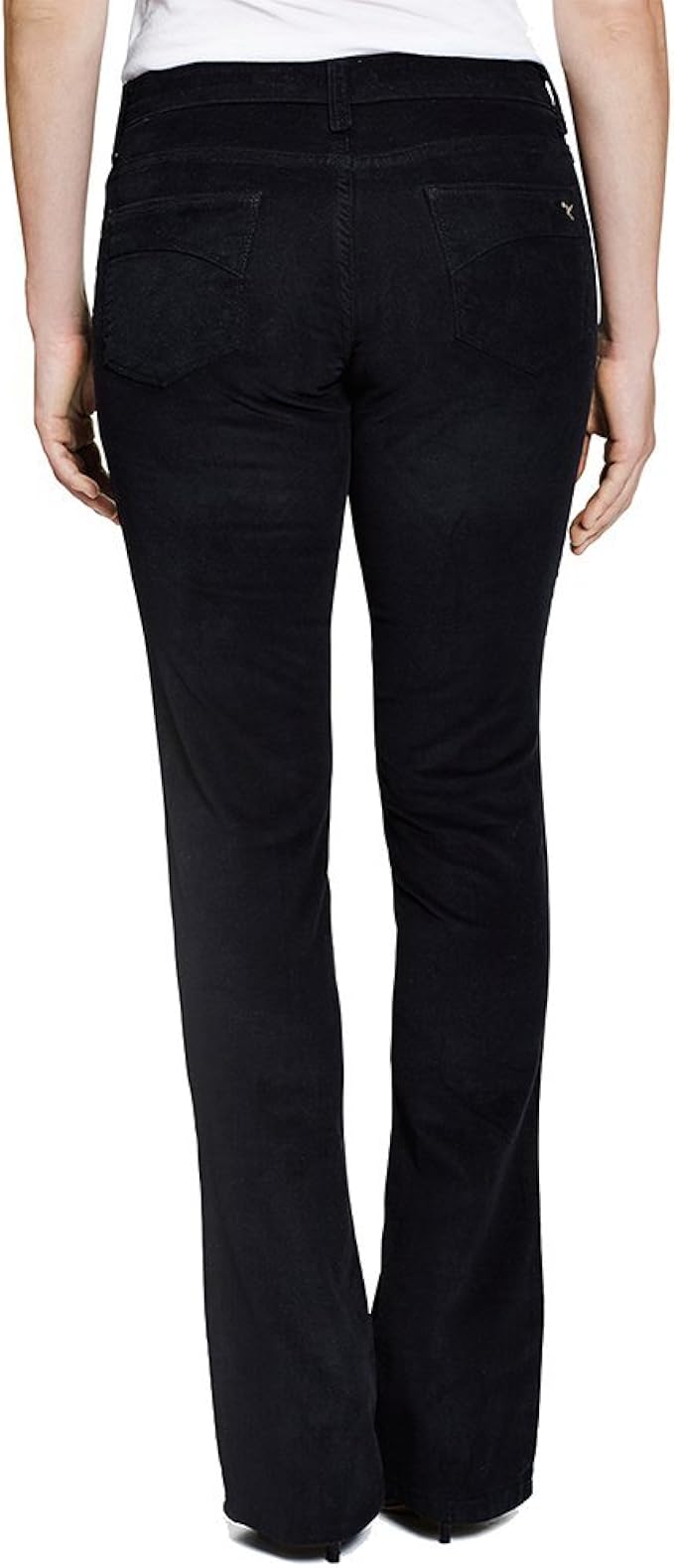 women's black corduroy pants bootcut