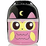 CuteZCute 2-Tier Kids Bento Lunch Box Food Container, Baby Night Owl
