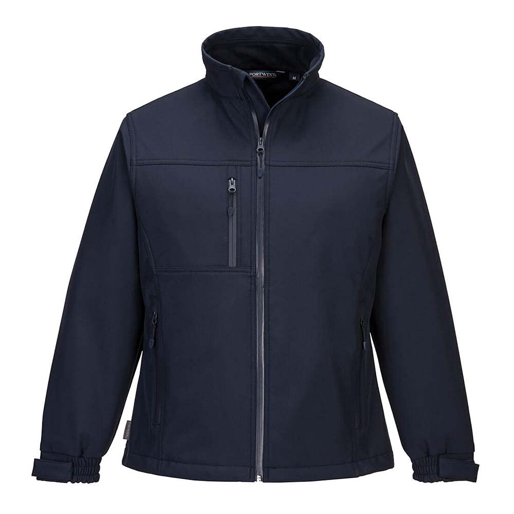 Portwest Charlotte Ladies Softshell (2L), Color: Navy, Size: XXL, TK41NARXXL