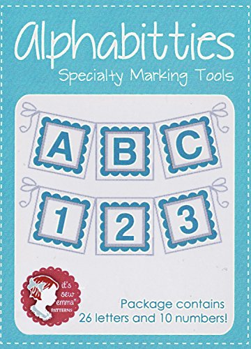 LORI HOLT of Bee in my bonnet Its Sew Emma Alphabitties Specialty Marking Tools BLUE