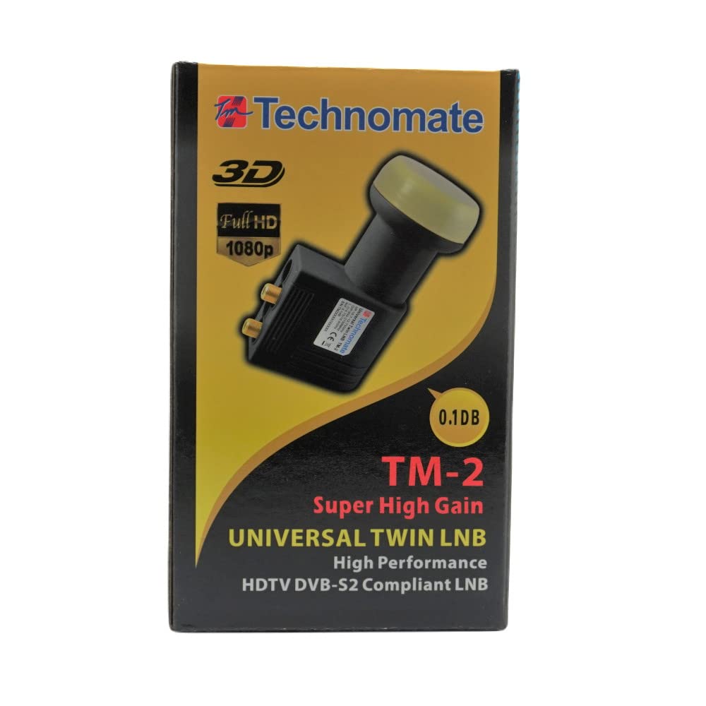 Technomate TM-2 0.1 dB Universal Twin Super High Gain LNB