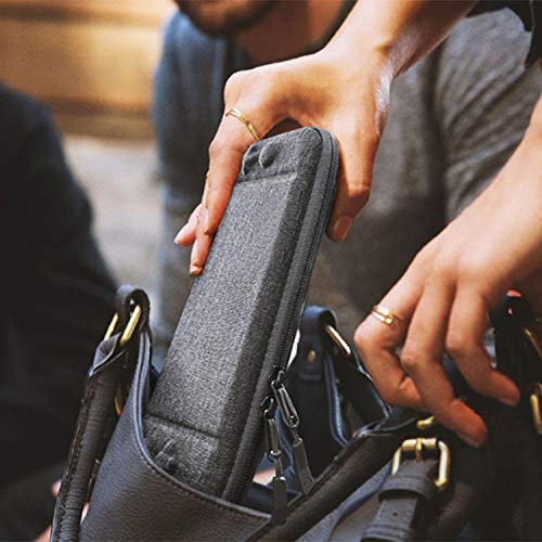 ElephantStory Slim Nintendo Switch Tasche, Portable Travel Protective Tasche Tragetasche Aufbewahrungstasche für Nintendo Switch Zubehör- Grau
