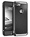 BENTOBEN iPhone 8 Case, iPhone 7 Case, Drop Protection Anti-Scratch Dual Layer Hybrid Hard PC Carbon Fiber Texture Shockproof TPU Bumper Protective Case for iPhone 7 / iPhone 8 (4.7 Inch), Black