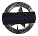 10-PACK Thin Blue Line Stripe Black Police Officer Badge Shield Funeral Honor Guard Mourning Band Strap 1/2