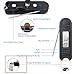 Digital Meat Thermometer Instant Read Folding Food Thermometer with Unique Bottle Opener Big LCD Display Durable Construction for Indoor & Outdoor BBQ Grill, Liquid, Candy, Cheese, Chocolate Coffee