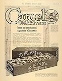 1915 Ad Vintage Camel Cigarettes Turkish Blend Smoking - Original Print Ad