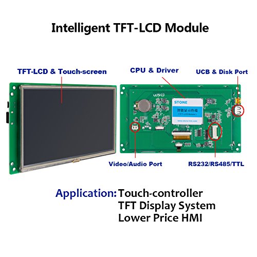 4.3" UART HMI Smart LCD Touch Display Module STONE Brand STVI043WT-01 for Instrument