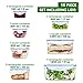 BPA Free Food Storage Containers with Lids - Clear Plastic Containers for Food Storage - 100% Airtight & Leak Proof (16 Piece Set)