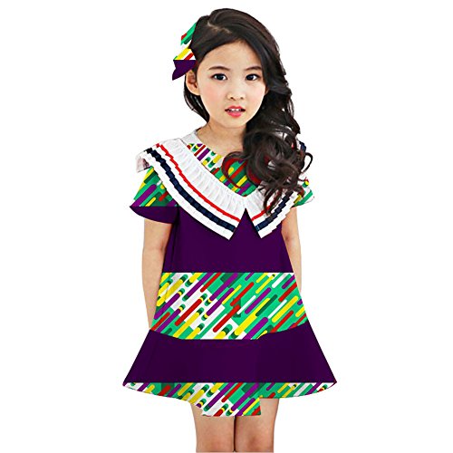 BabyGirl's Mini Dresses African Skirts Floral Printed Fashion Dashikis Tank Top Clothing wyt14