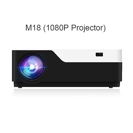 HD M18 1080P Full HD 3D Proyector de Cine en casa 5500 lúmenes LED ...