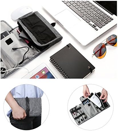 Compact Travel Cable Organizer Bag for Electronics Accessories