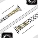 Aizilasa Metal Band Compatible with Apple Watch Band Series 49mm 45mm 42mm 44mm 41mm 40mm 38mm for Women Men Ultra Series 8 7 6 5 4 3 2 1 SE, Business Stainless Steel Wristbands