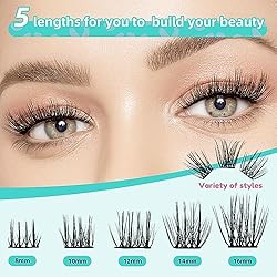 Lash Extension Kit 144Pcs,DIY Individual Lashes