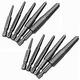 Bestgle 10pcs Screw Extractor Set, 1/4" Hex Shank