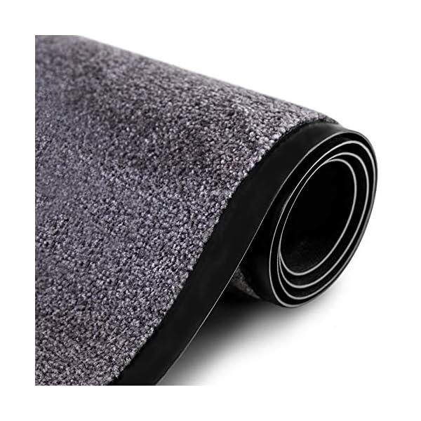 casa pura Dirt Trapper Mats Hypoallergenic, Dust Proof Front Door Mat