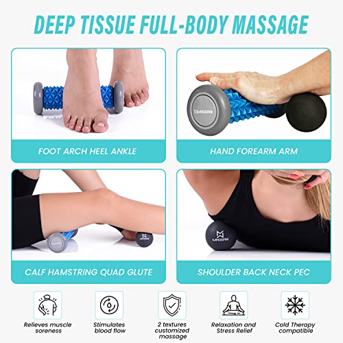 Foot Massager Foam Roller Ball & Arch Support Relieve Plantar