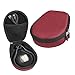 Hermitshell Case for AfterShokz Trekz Air/AfterShokz Aeropex/Titanium Mini/Shokz OpenRun Pro/SHOKZ OpenRun Pro 2 Open Ear Wireless Bone Conduction Headphones AS650 / AS800 (Canyon Red)
