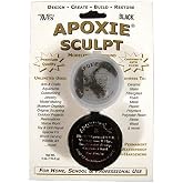 Aves Apoxie Sculpt - 2 Part Modeling Compound (A &amp; B) - 1/4 Pound, Apoxie Sculpt for Sculpting, Modeling, Filling, Repairing, Simple to Use and Durable Self-Hardening Modeling Compound - Black