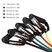 RitFit Single Resistance Exercise Band with Comfortable Handles - Ideal for Physical Therapy, Strength Training, Muscle Toning - Door Anchor and Starter Guide Included