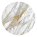 White Gold (Not Real Glitter) Marble iPhone 6 6S Case iPhone 6 case uCOLOR Nature Dual Layer Hard PC + Soft TPU Tough Case for iPhone 6 6S-with Slim Tempered Glass Screen Protector