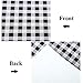 Aneco 4 Sheets Buffalo Plaid Heat Transfer Vinyl Plaid Vinyl HTV Iron Printed Vinyl Sheets (Color B, 12 Inches x 12 Inches)
