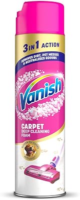 Vanish Gold Carpet & Upholstery Cleaner Foam 650ml Power Foam view 1