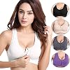 NOBRAND Yoga bh voor vrouwen met rist, Push-up sport bh, Plus Size XL, Voorgevormde bh zonder beugels, Ademende sporttop…