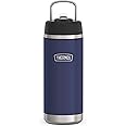THERMOS ICON SERIES Insulated Water Bottle with Straw Lid - 18 Ounce, Navy - Stainless Steel Vacuum Insulated Water Bottle with Straw Lid