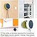 Silicone Case for Amazon Echo Dot with 3M Wall Mount Pad [No Drills] by Cuvr (Green)