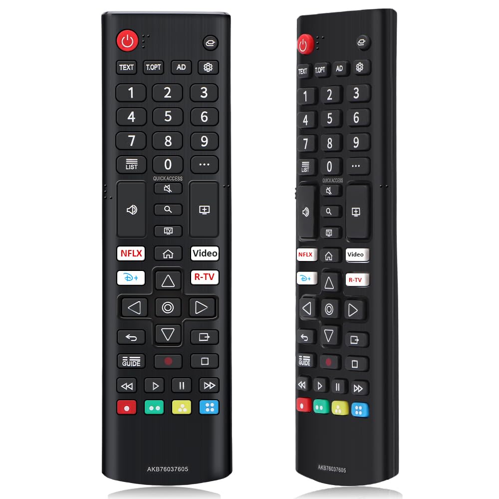 Alkia Universal Replacement for LG Remote Control Suit for LG AKB76037605 Smart 4K 8K NanoCell OLED OLED LED UHD HDR TVs