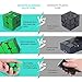 JoyNote Aluminium Alloy Infinity Pocket Size Cube Toys Relaxation Office Stress Reducers for ADD, ADHD, Anxiety, Autism Adult & Kids (Green)