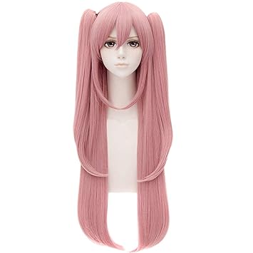 Amazon Com Honghu Ending Blazing Angel Long Straight Wigs With