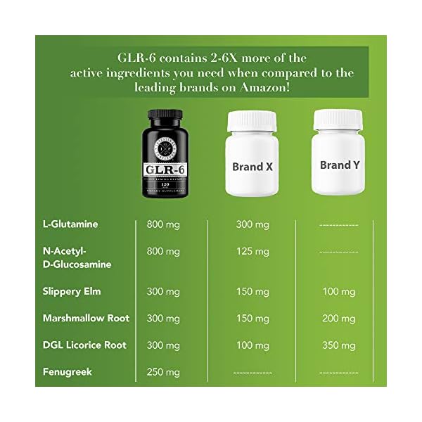 Intestinal Fortitude GLR6 Leaky Gut Repair Supplement Gut Health