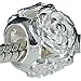 Soulbeads Rose Flower Charm .925 Sterling Silver Charms Fits European Charms Bracelets,Mothers Day Gifts