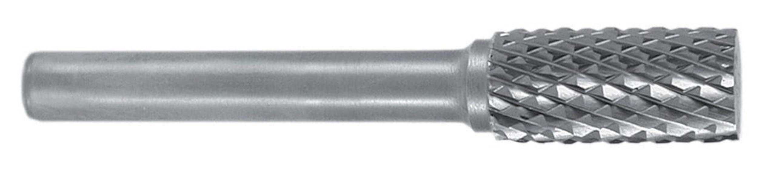 RUKO Tungsten Carbide Rotary Burr without End Teething, Bright Finish, 10.0 mm Diameter, 60.0 mm Length, R116012