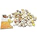 Small Jigsaw Puzzles for Adults Mini Puzzle 150 Pieces Small Puzzles Micro Piece Puzzles Challenging Difficult Travel Starry Night Rhone River Sunflower Puzzle 6 x 4 inches, 3 Pack