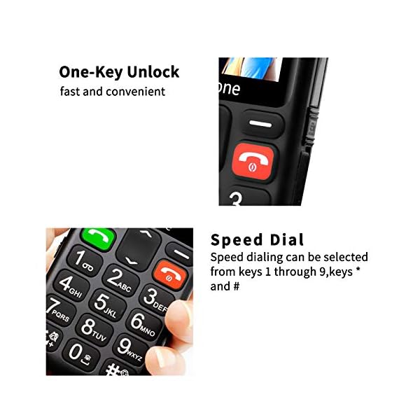 artfone-CS181-Big-Button-Senior-Mobile-Phone-Easy-to-Use-GSM-Mobile-Phone-for-Elderly-with-Dual-SIMBlack artfone CS181 Big Button Cheap Senior Mobile Phone, Unlocked GSM Simple Mobile Phone for Elderly with Dual SIM(Black)