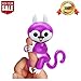 Freefa Finger Puppets Finger Squirrel Interactive Baby Toy for Children,Better Quality,Electronic Pet Toy for Kids Baby Best Gift (Not Fingerling) (Purple)