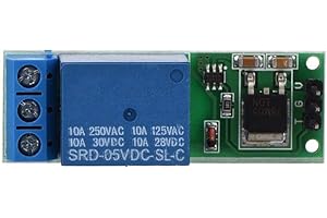 Bistable Self-Locking Switch, Mini 6-24V Flip-Flop Latch Relay Module Bistable Self-Locking Switch Low Pulse Trigger Board di