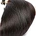 QTHAIR 14A Brazilian Straight Human Hair Bundles (22 24 26, 300g, Natural Black) 100% Unprocessed Brazilian Human Hair Extensions - Straight Virgin Human Hair Weave