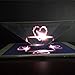 Jili Online Magic Box 360 3D Holographic Projection Pyramid Prism for iPad 6.5''-12'' inch Tablet DIY - Clear