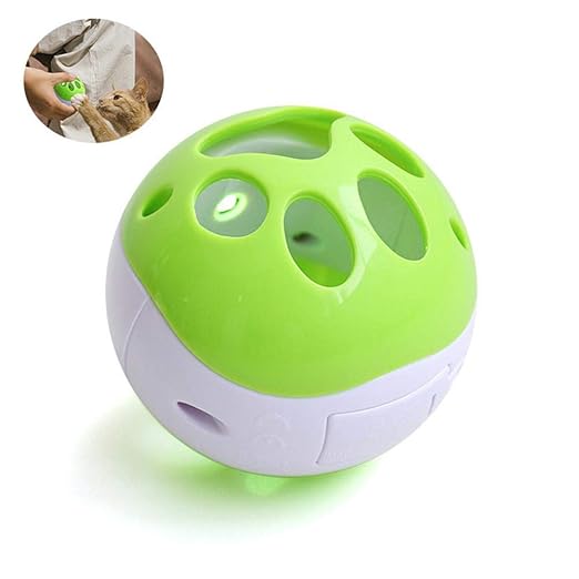 FOONEE Pelotas de Jingle para Gato, Bola Luminosa de Juguete para ...