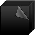PINGEUI 8 PCS 12 x 12 x 1/8 Inches Plexiglass Sheets, Durable Square Acrylic Sheets, Black Acrylic Board with Protective Films for DIY Projects, Signs, Home Decor