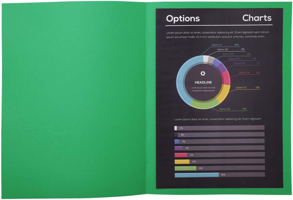 Exacompta, Ref 800004E, Rocks Square Cut Folder, 220 x 310mm in Size, Suitable for Holding A4 Documents - Image 5