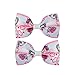 XIMA Unicorn Hair Bows Clips For Girls Children Women Grosgrain Ribbon Bows With Alligator Clips for Hair Accessories (44pcs with clip)