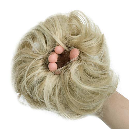 image for Qunlinta Messy Bun Hair Piece Thick Updo Scrunchies Hair Extensions Po