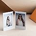 CAIUL Clear Acrylic Photo Frame Compatible with Fujifilm Instax Mini 8 8+ 9 70 7s 90 25 26 50s, Instax SP-2, Polaroid PIC-300 Z2300 Film, V Model, Set of 3